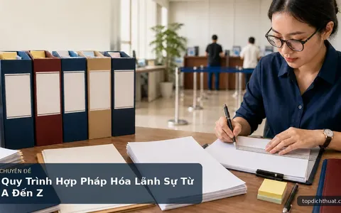 Quy Trình Hợp Pháp Hóa Lãnh Sự Từ A Đến Z