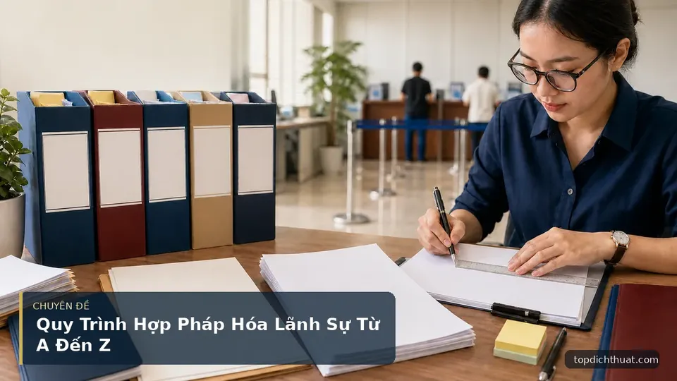 Quy Trình Hợp Pháp Hóa Lãnh Sự Từ A Đến Z