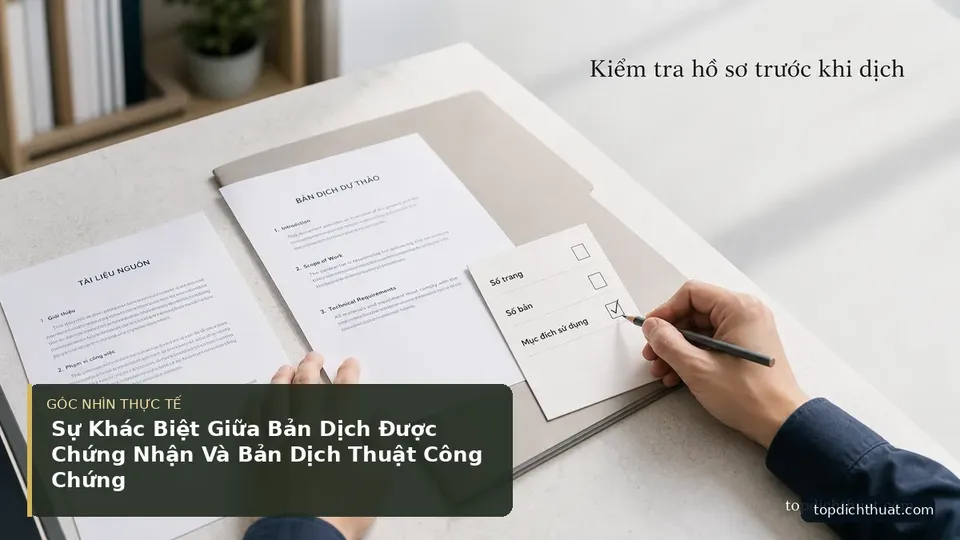 Chi tiết minh họa dịch thuật trong bài Sự Khác Biệt Giữa Bản Dịch Được Chứng Nhận Và Bản Dịch Thuật Công Chứng