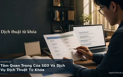 Tầm Quan Trọng Của SEO Và Dịch Vụ Dịch Thuật Từ Khóa