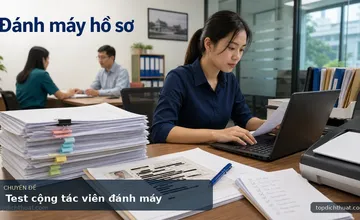 Test cộng tác viên đánh máy