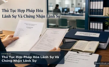 Thủ Tục Hợp Pháp Hóa Lãnh Sự Và Chứng Nhận Lãnh Sự