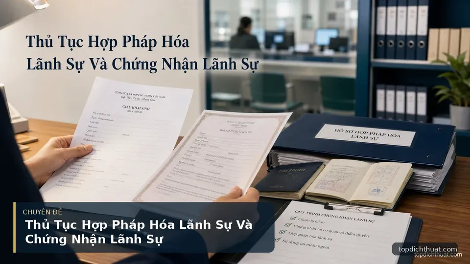 Thủ Tục Hợp Pháp Hóa Lãnh Sự Và Chứng Nhận Lãnh Sự