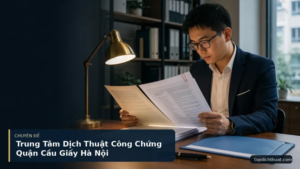 Trung Tâm Dịch Thuật Công Chứng Quận Cầu Giấy Hà Nội