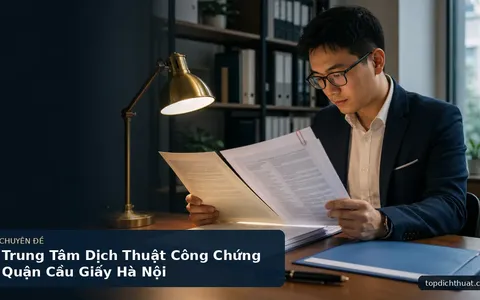 Trung Tâm Dịch Thuật Công Chứng Quận Cầu Giấy Hà Nội