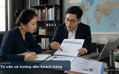 Tư vấn và hướng dẫn khách hàng