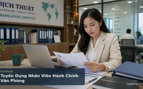 Tuyển Dụng Nhân Viên Hành Chính Văn Phòng