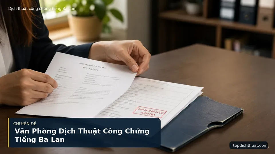 Văn Phòng Dịch Thuật Công Chứng Tiếng Ba Lan