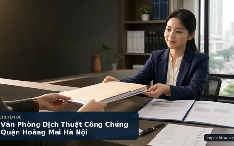 Văn Phòng Dịch Thuật Công Chứng Quận Hoàng Mai Hà Nội