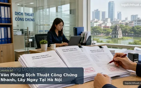 Văn Phòng Dịch Thuật Công Chứng Nhanh, Lấy Ngay Tại Hà Nội