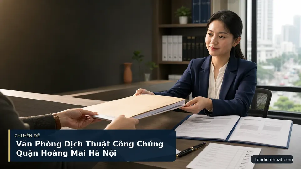 Văn Phòng Dịch Thuật Công Chứng Quận Hoàng Mai Hà Nội
