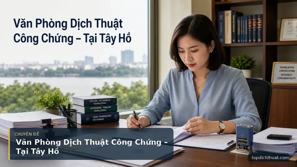 Văn Phòng Dịch Thuật Công Chứng – Tại Tây Hồ