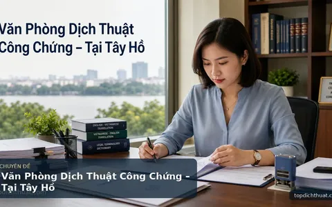 Văn Phòng Dịch Thuật Công Chứng – Tại Tây Hồ