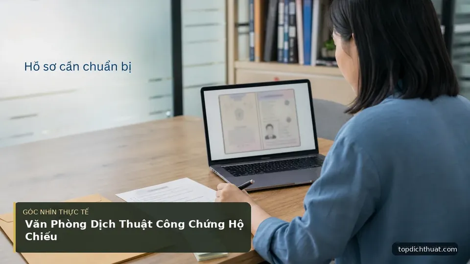 Chi tiết minh họa dịch thuật trong bài Văn Phòng Dịch Thuật Công Chứng Hộ Chiếu